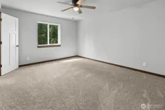Primary bedroom ready for your personal touch
