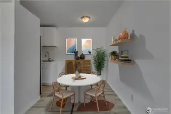 room, where you can enjoy meals with a view.