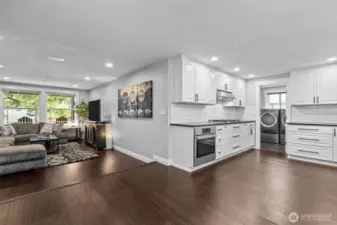 Open floor plan.