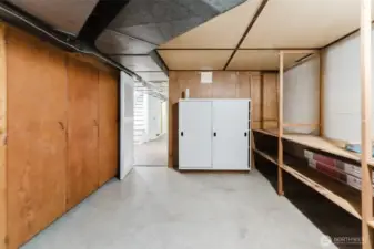 Plenty of storage space.