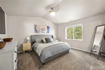 Relax in the spacious primary retreat.