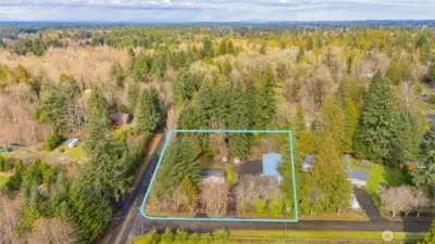 Large corner lot - 1.16 Acres!!