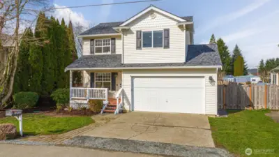 A large 2-car garage with storage and work space, New Roof, New Gutters, New Insulation & Vapor Barrier. New Furnace, Newer A/C, New front & rear decks. Quality built home which is virtually all new! Welcome Home.