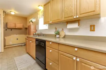 Back is for washer/dryer