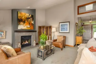 Open and airy feel with big, comfortable, spaces.