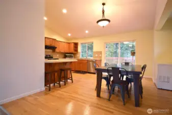 Generously sized dining area ideal for hosting guests or everyday living.