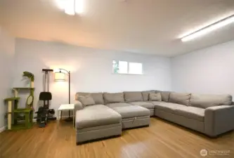 Alternate view highlighting the generous size and inviting atmosphere of the family room