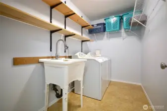 Generous laundry space with practical layout for all your household needs.
