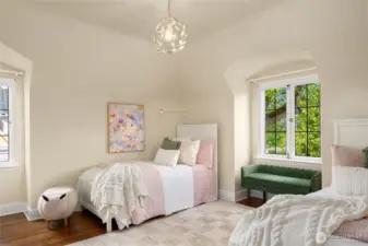Third upstairs bedroom.