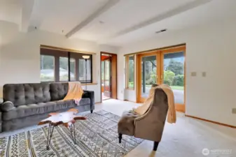 Downstairs family room