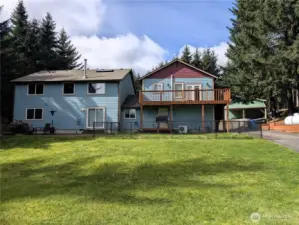Welcome to 7531 152nd Ln SE, Tenino. Gated 5.2-acre estate with 5 potential bedrooms + 1br ADU, shop, solar, and fiber Optic high speed internet. Offering privacy, flexibility, and energy efficiency