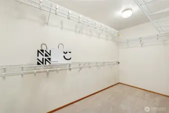 Primary bedroom closet