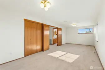 Large Bedroom with partial lake & mountain view (two bedrooms combined)