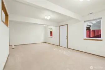 Daylight Basement Exterior Door