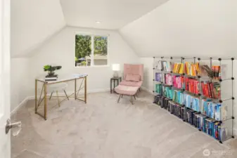 4th Bedroom on second level being used as an office