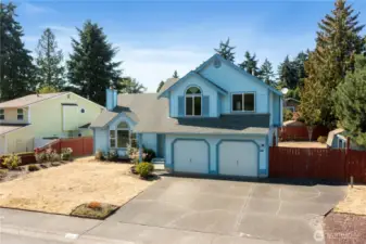 2 Car Garage and Extra Driveway Parking