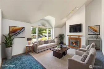 Living Room Virtually Staged