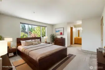 Primary Bedroom Virtually Staged