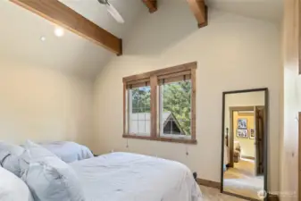 Bedroom above garage