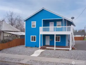 Front View of Duplex.