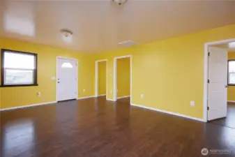 Upper Unit Living Room.