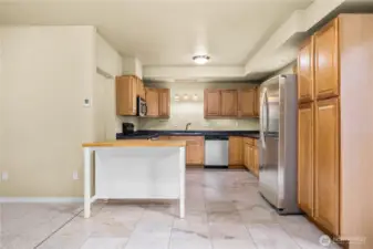 Fully equipped kitchen in the ADU unit