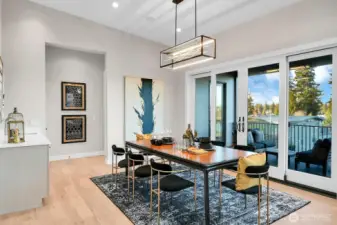 anderson French Glider Door.  Opens double wide to allow for indoor/outdoor entertaining!