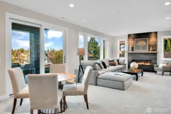 Lower level entertaining...large enough for a pool table!