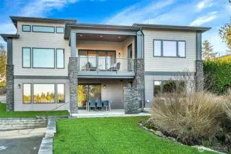 Anderson 100 LowE Smart Sun Windows throughout, CAT 6E wiring, sound system throughout w/ electric center closet in office.  Fire sprinkler system, All rooms cable ready, Trane zoned heating system + A/C.  Upper Trex deck w/ gas connections and water proof patio below.