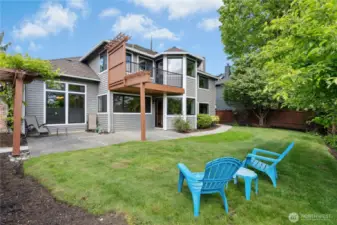 This is a such a quiet location and the property does go beyond the fence line some.