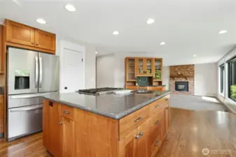 Viking and Wolf appliances. Newer refer and microwave.