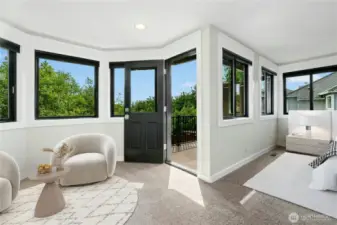 Off the primary suite is your own deck for morning coffee and sunrises.