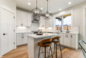 Photos are digitally staged, furniture not included.