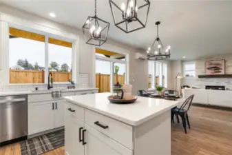 Photos are digitally staged, furniture not included.