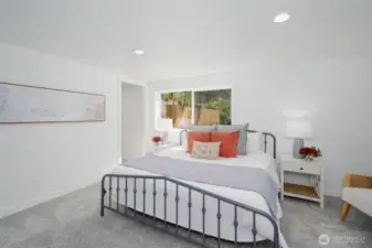 Primary Bedroom, this is a King Size Bed - oh so roomy