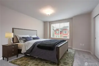 Second bedroom with a full on-suite bathroom.