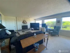 Wider angle of living room