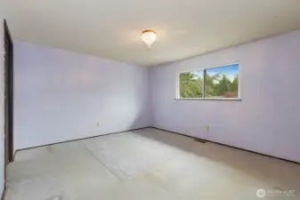 Primary bedroom on main level.