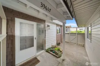 Front entrance