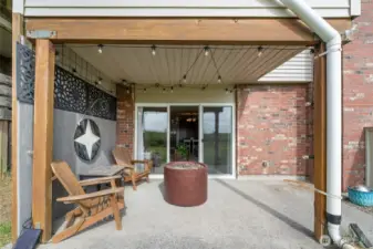 Back patio w/ dune views