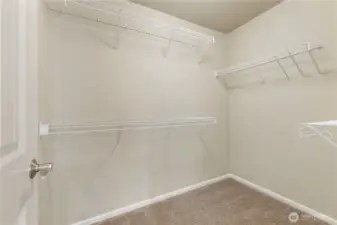 Large walk in closet.