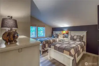 Upper level guest bedroom.