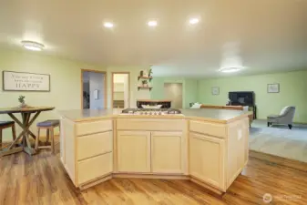 Storage in the island as well.