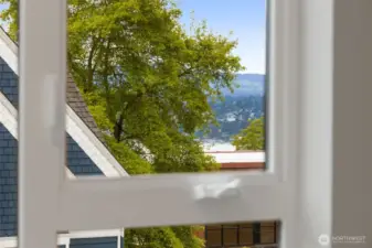 Enjoy privacy and peaceful treetop views as you relax above it all.