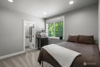 bedroom #2 with private bathroom.