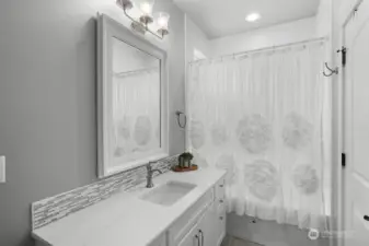 Full bath off bedroom  #2.