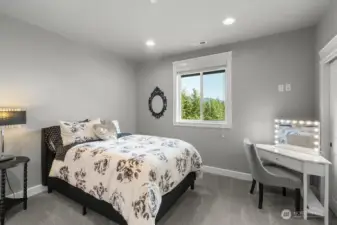 Bedroom # 3 Jack and Jill bedroom with attached bathroom and beautiful views!