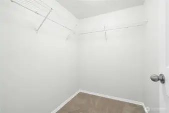 Walk in Closet in Primary Suite