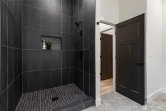 Walk-in shower!