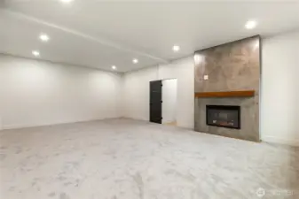 Large rec room downstairs
